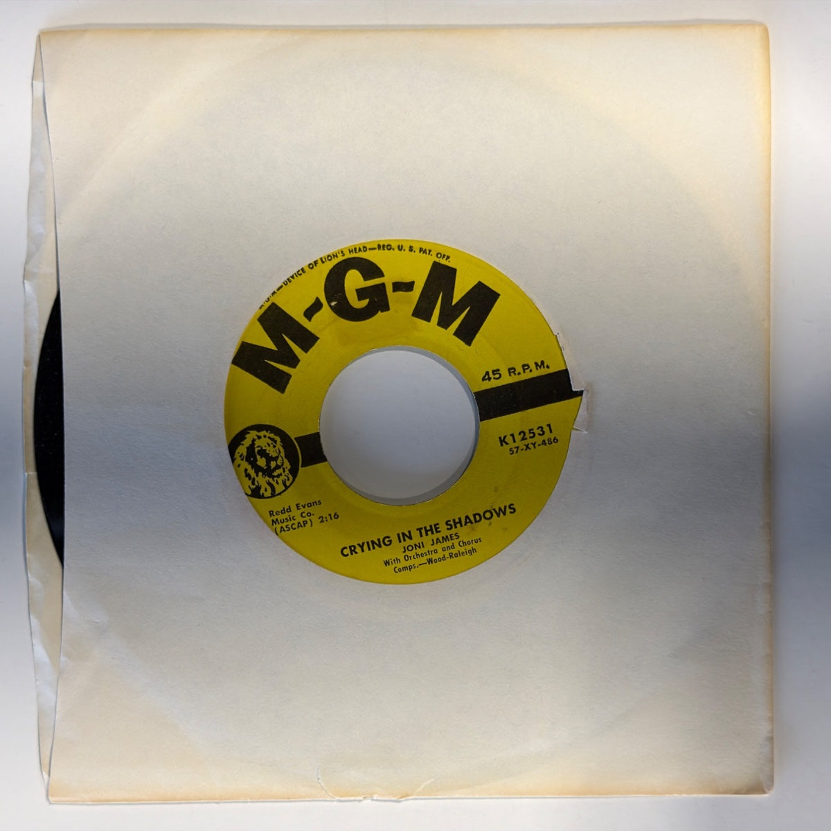 Joni James - Crying In The Shadows (1957) - Vinyl