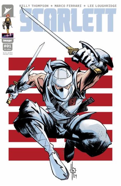 Scarlett (Image Comics) #1V 2nd Printing Jason Howard Storm Shadow Variant