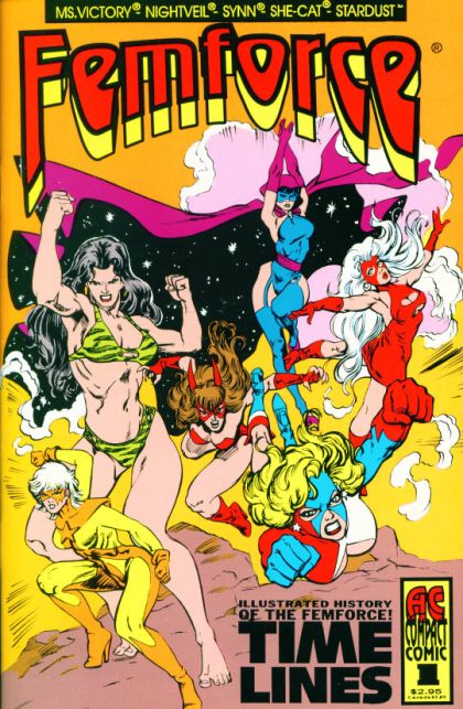 Femforce Illustrated History Of The Femforce! Time Lines #1