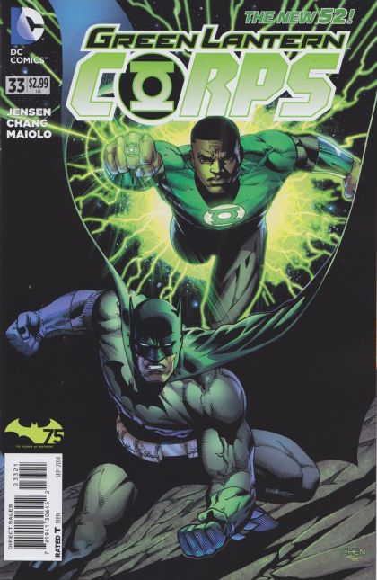 Green Lantern Corps, Vol. 2 #33B Sean Chen Batman 75th Anniversary Variant