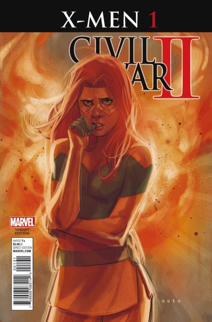 Civil War II: X-Men #1C Incentive Phil Noto Character Variant Cover