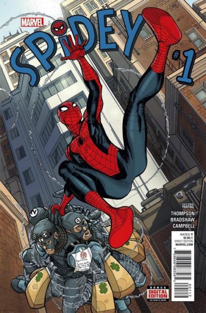 Spidey, Vol. 1 #1E 2nd Printing Nick Bradshaw