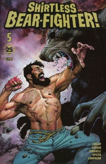 Shirtless Bear-Fighter! #5B Variant Jerome Opena Cover