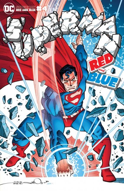 Superman: Red & Blue #4B Variant Walter Simonson Cover