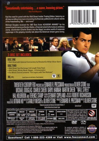 Wall Street (1987) - DVD