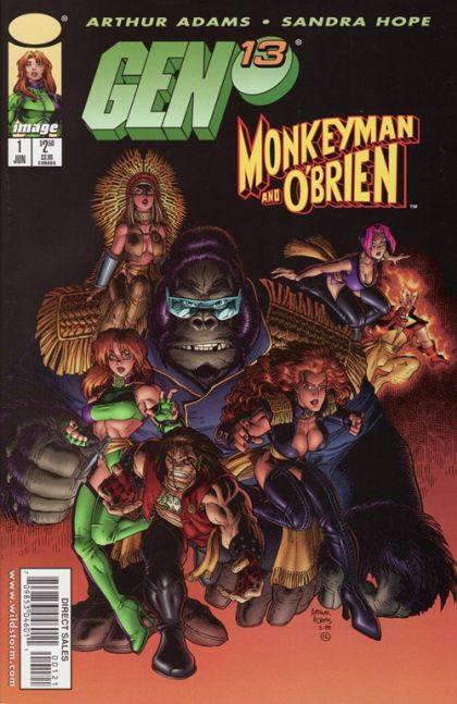 Gen 13 / Monkeyman & O'Brien #1D Variant Cover
