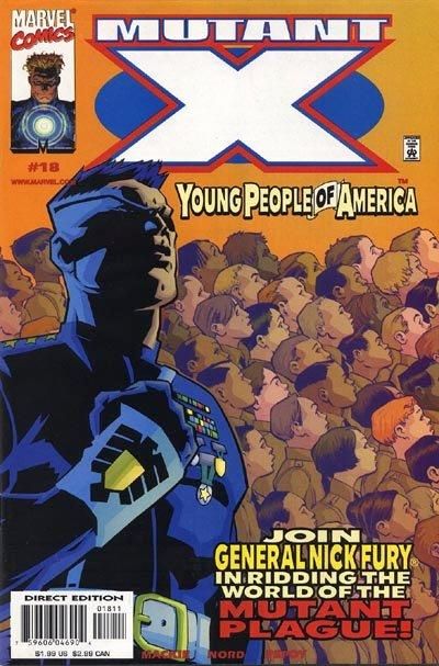 Mutant X #18A Direct Edition