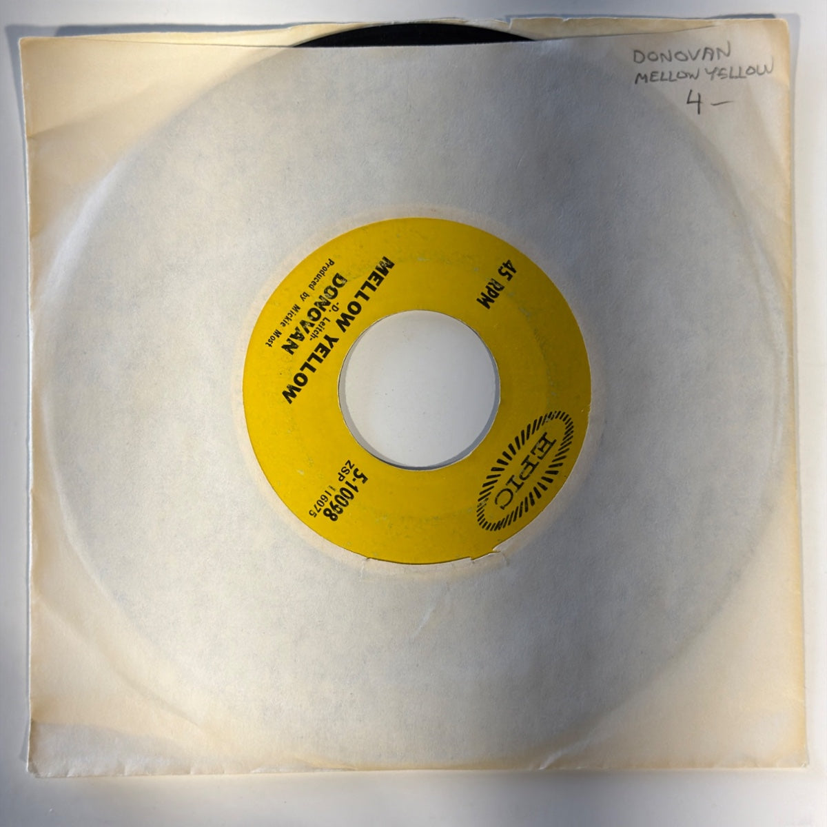 DONOVAN - MELLOW YELLOW - Vinyl