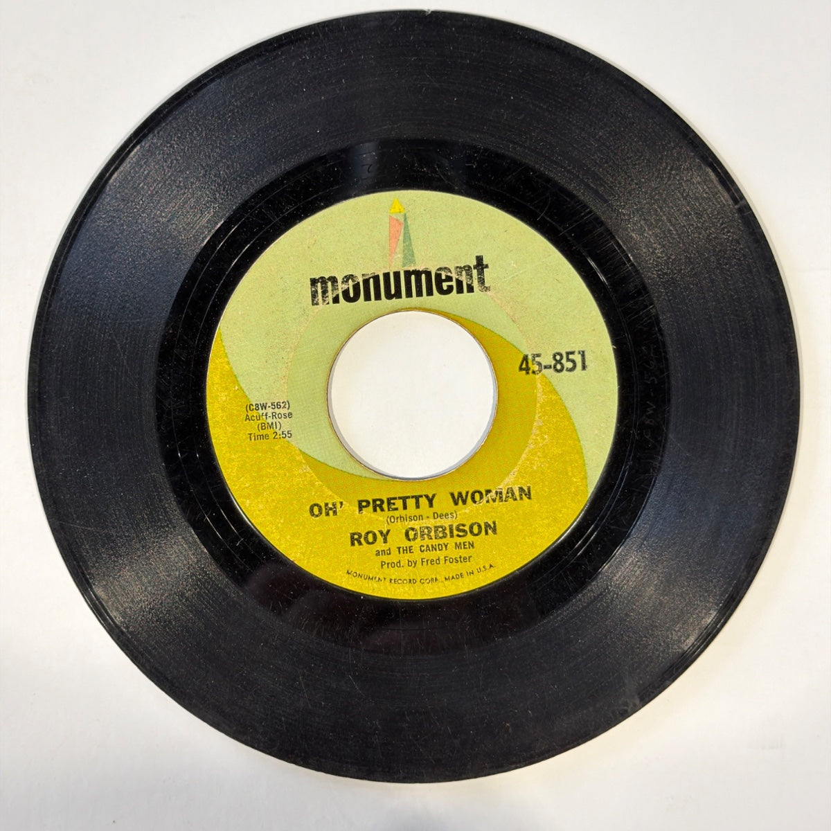 ROY ORBISON and THE CANDY MEN - OH' PRETTY WOMAN (1964) - Vinyl