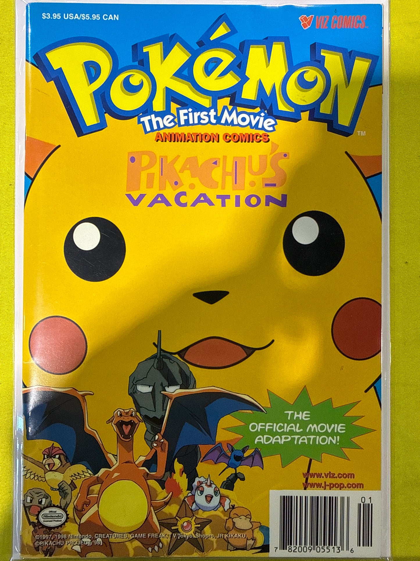 Pokemon The First Movie Animation Movie Pikachu's Vacation