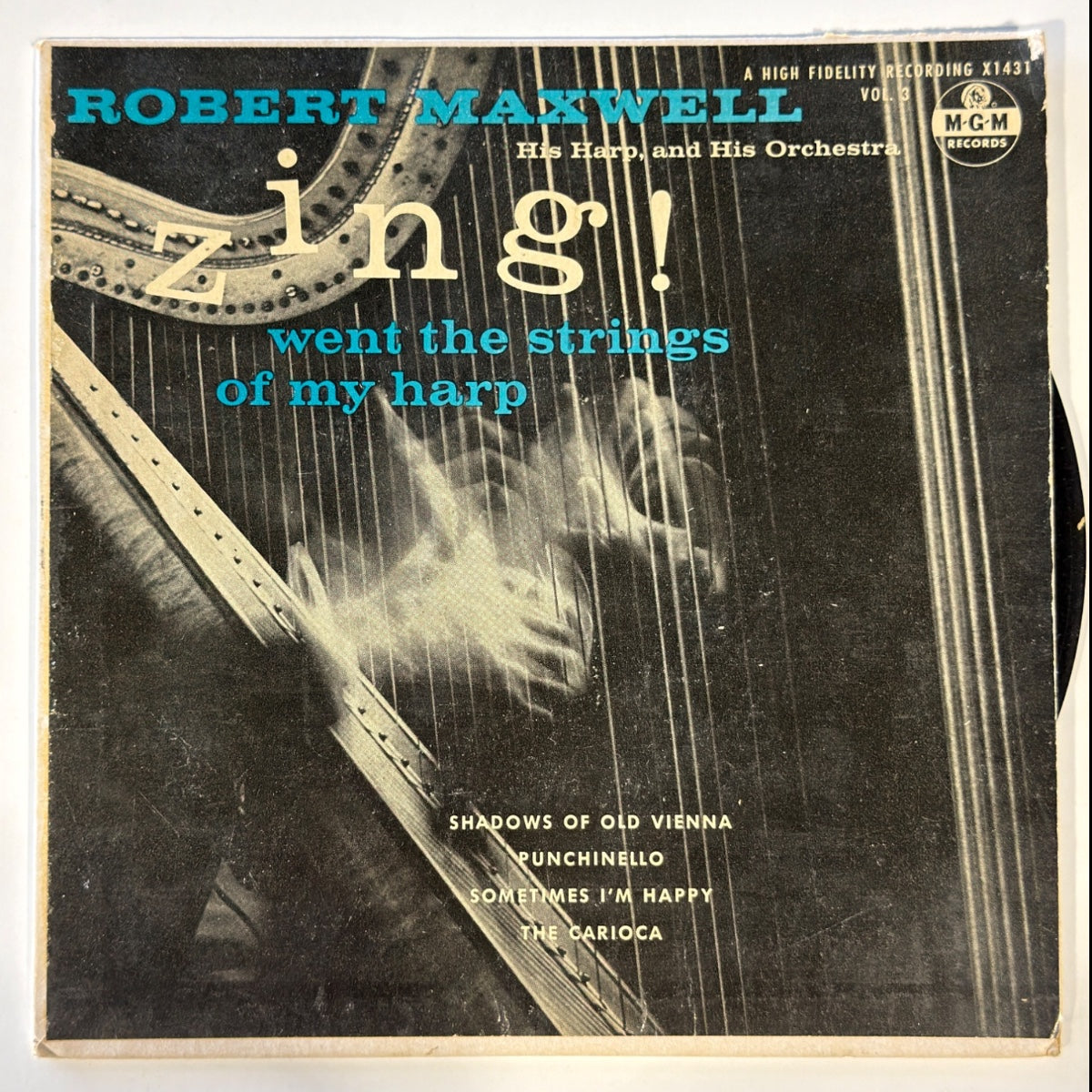 ROBERT MAXWELL His Harp, and His Orchestra - Zing! Went The Strings Of My Harp - Vinyl