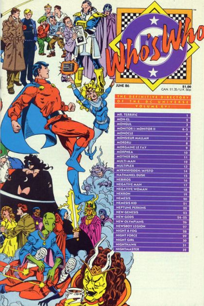 Who's Who: The Definitive Directory of the DC Universe #16A Direct Edition