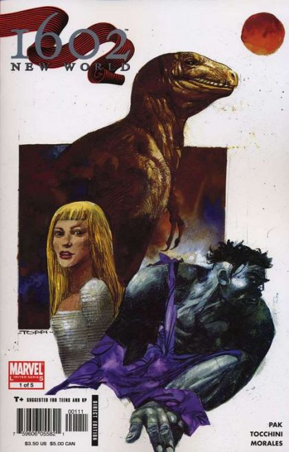 Marvel 1602: New World #1 Sergio Toppi Regular