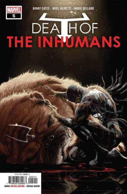 Death of the Inhumans #5A Regular Kaare Andrews Cover