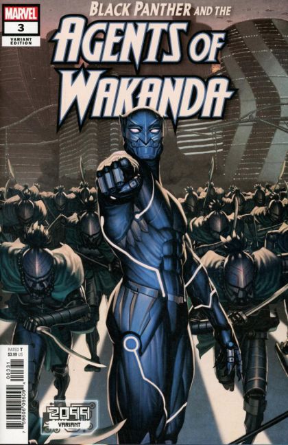 Black Panther and the Agents of Wakanda #3C Variant Rock-He Kim 2099 Cover
