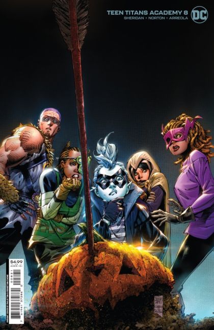 Teen Titans Academy #8B Philip Tan Card Stock Variant