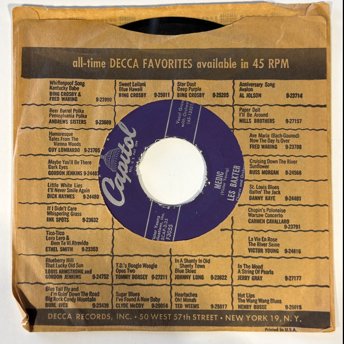 Les Baxter - Medic (1955) - Vinyl