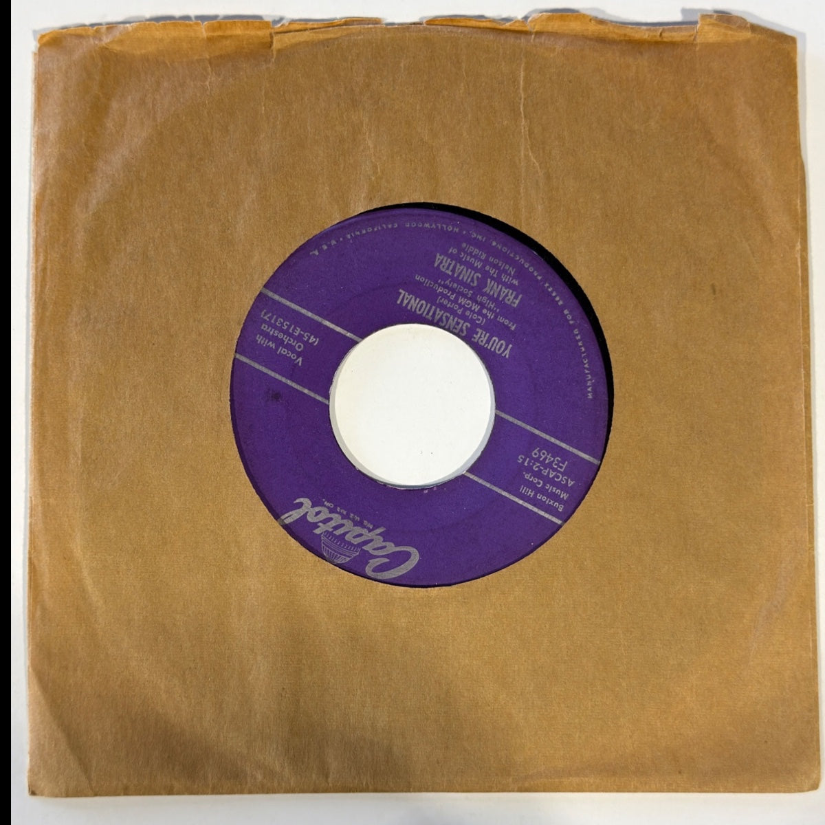FRANK SINATRA - YOU'RE SENSATIONAL (1956) - Vinyl