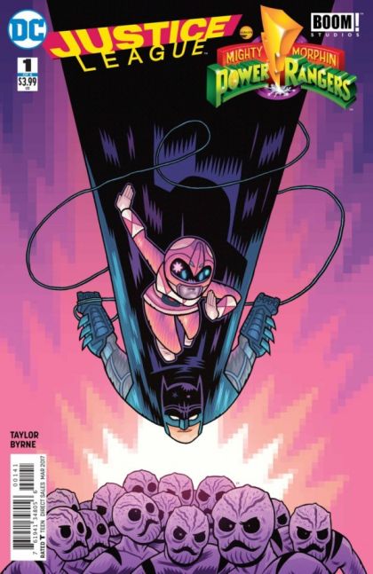 Justice League / Mighty Morphin Power Rangers #1D Dan Hipp Batman Variant