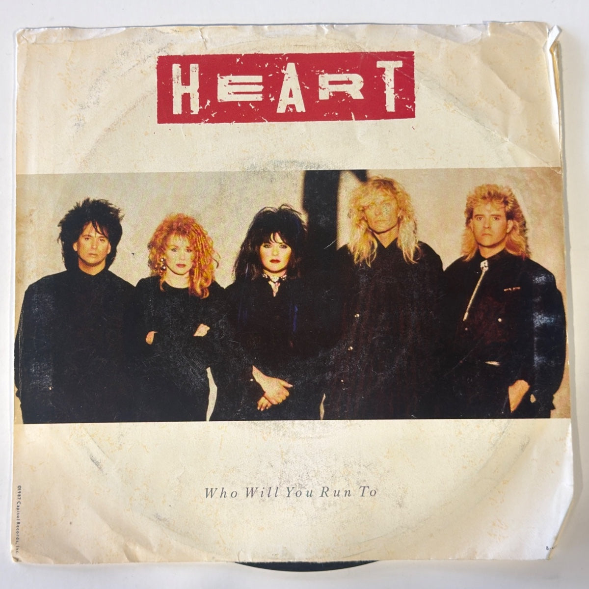 Heart - Who Will You Run To (1987) - Vinyl