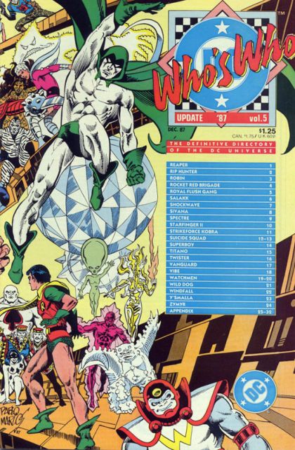 Who's Who: Update '87 #5A Direct Edition