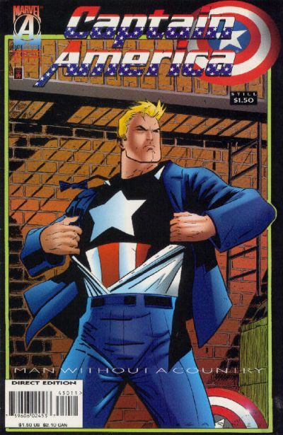 Captain America, Vol. 1 #450A Direct Edition