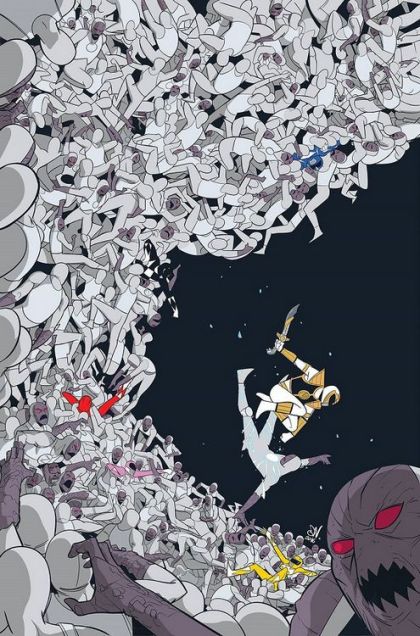 Mighty Morphin Power Rangers, Vol. 1 (Boom! Studios) #9E Daniele Di Nicuolo Unlockable Variant