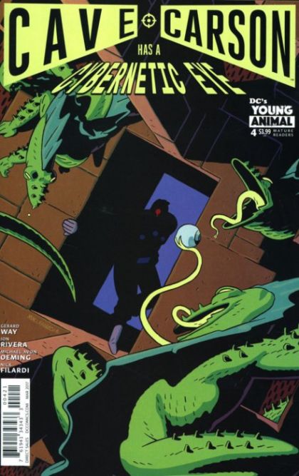 Cave Carson Has A Cybernetic Eye #4B Variant Andrew MacLean Cover