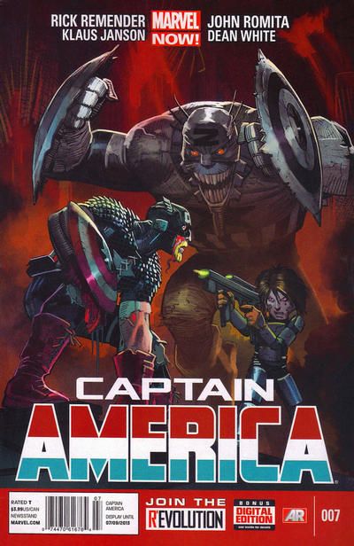 Captain America, Vol. 7 #7B Newsstand Edition