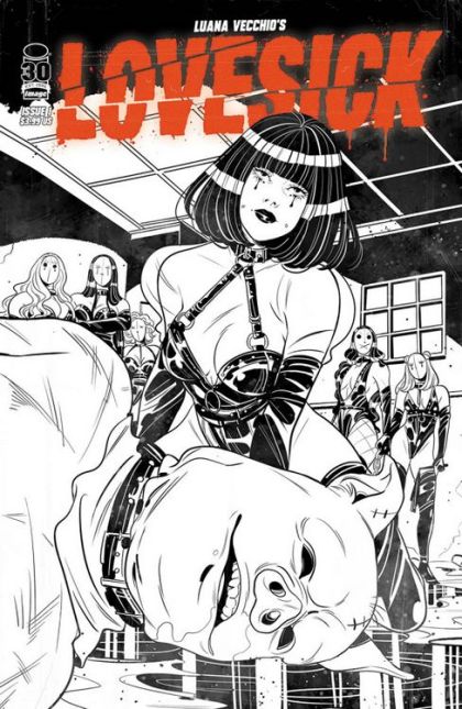 Lovesick #1D Luana Vecchio B&W Variant