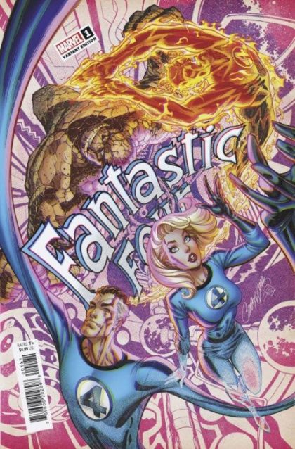 Fantastic Four, Vol. 7 #1H J. Scott Campbell Anniversary Variant