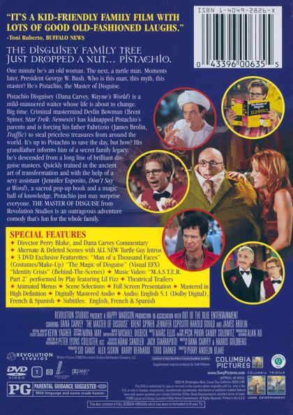 The Master of Disguise (2002) - DVD