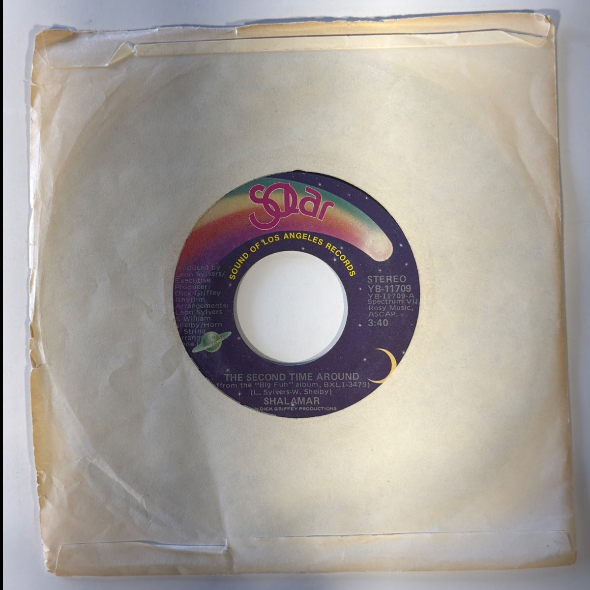 SHALAMAR - THE SECOND TIME AROUND (1979) - Vinyl