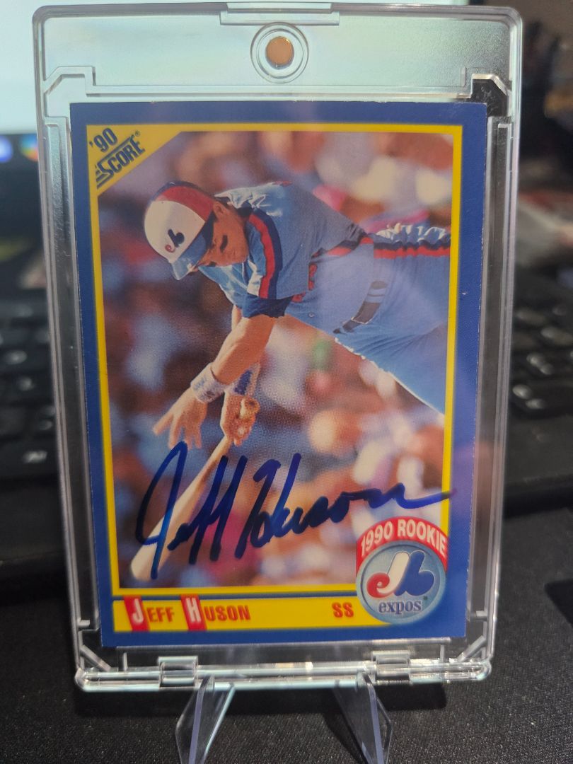 1990 Score Jeff Huson Autograph RC
