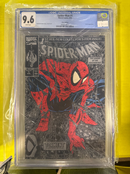 Spider-man #1 CGC 9.6 Sliver Edition