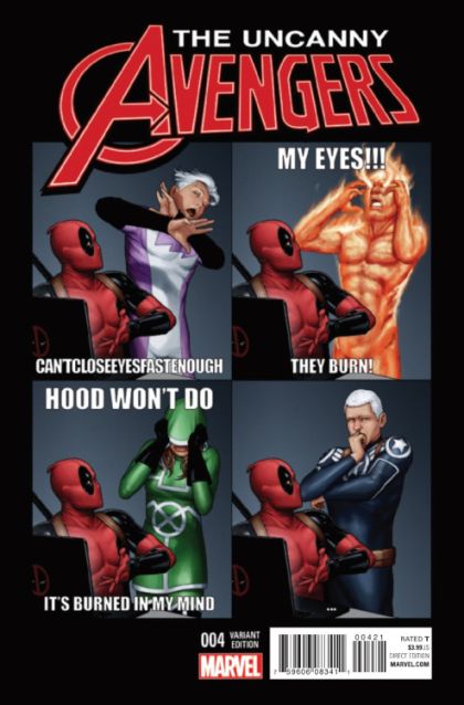 Uncanny Avengers, Vol. 3 #4B Deadpool Meme Variant Cover