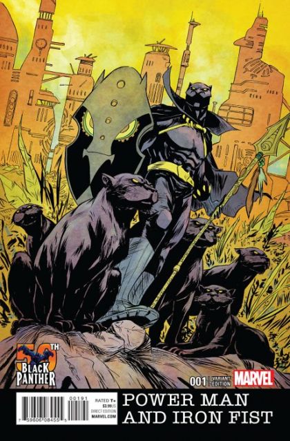 Power Man and Iron Fist, Vol. 3 #1I Black Panther 50th Anniversary Variant