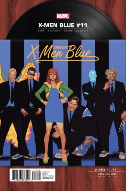 X-Men: Blue #11B Daniel Acuña Marvel Rock-N-Roll Variant