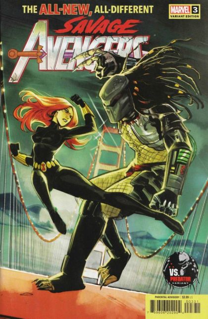 Savage Avengers, Vol. 2 #3C Mirka Andolfo Predator Cover