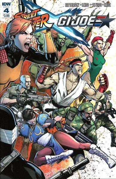 Street Fighter X G.I. Joe #4A Phil Jimenez Cover