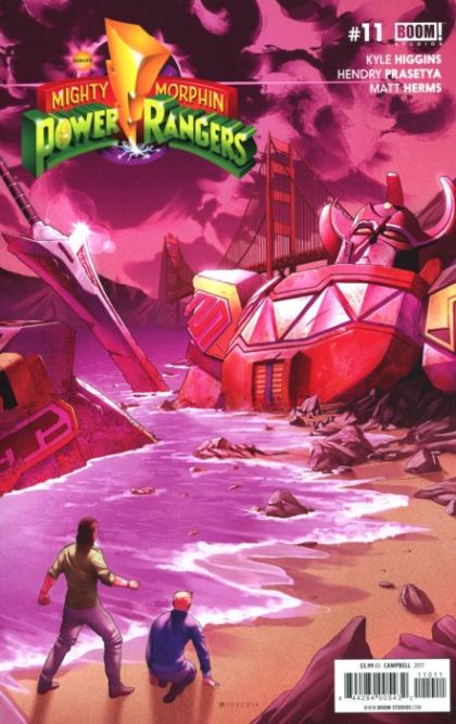Mighty Morphin Power Rangers, Vol. 1 (Boom! Studios) #11A Jamal Campbell Regular