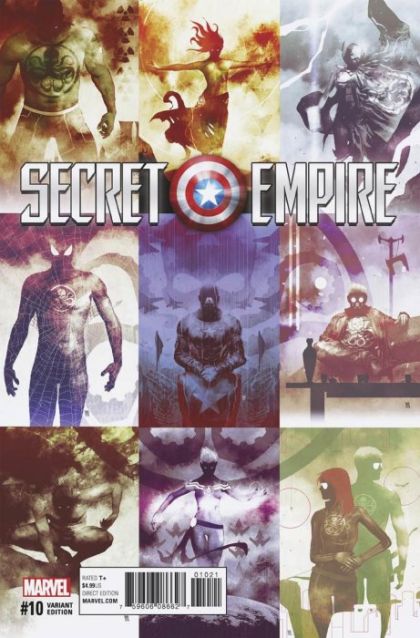 Secret Empire #10B Variant Andrea Sorrentino Hydra Hero Cover