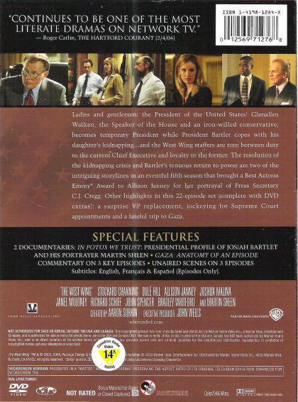 The West Wing: Season 5 Special Edition - DVD