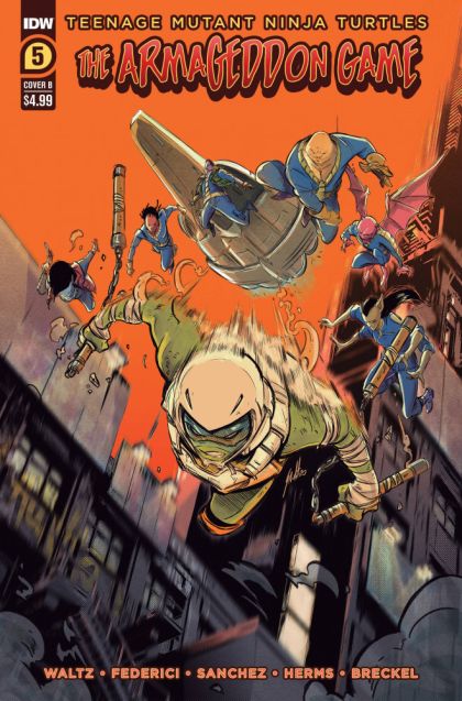 Teenage Mutant Ninja Turtles: The Armageddon Game #5B Santtos Variant