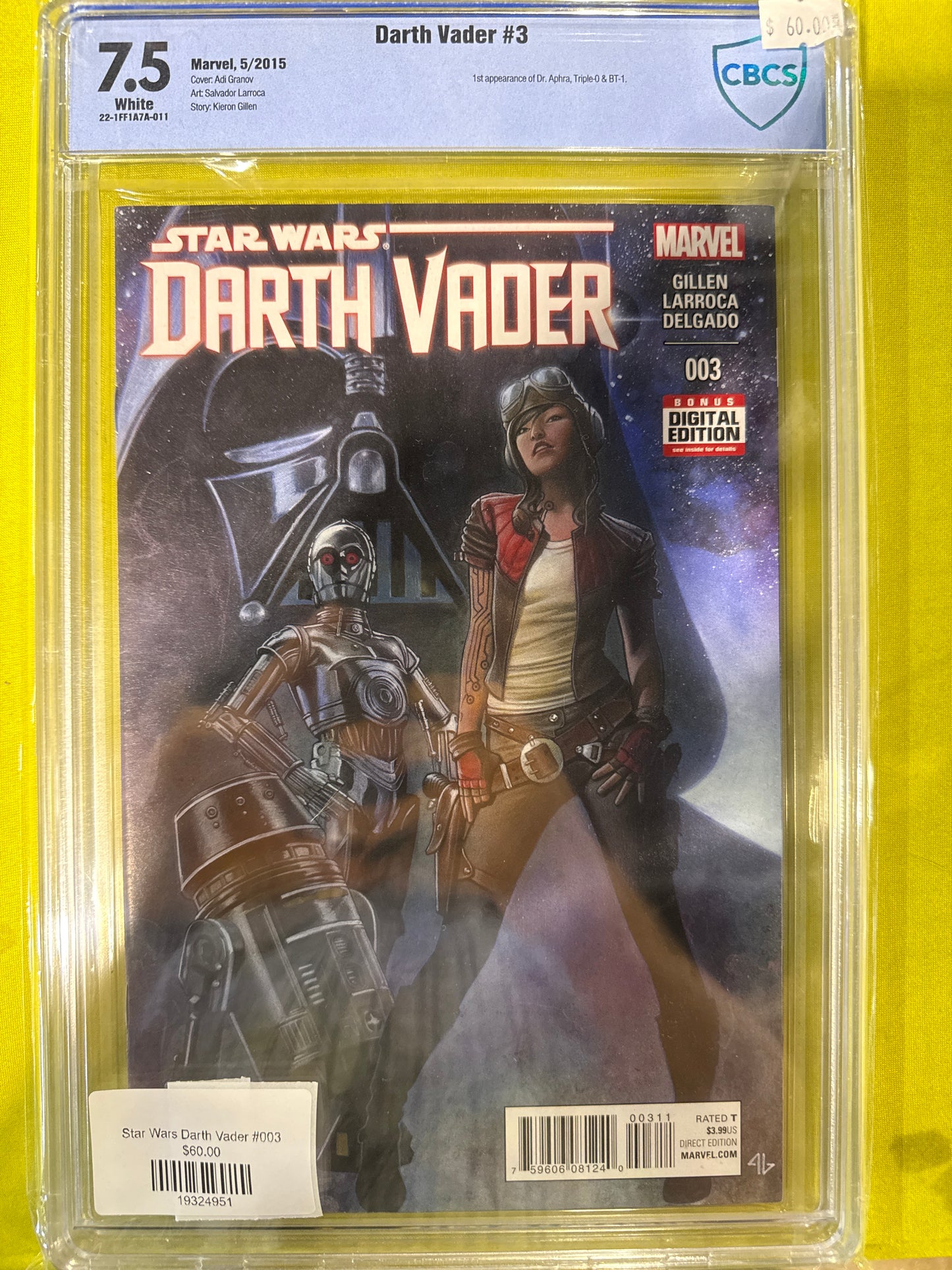 Star Wars Darth Vader #3 CBCS 7.5