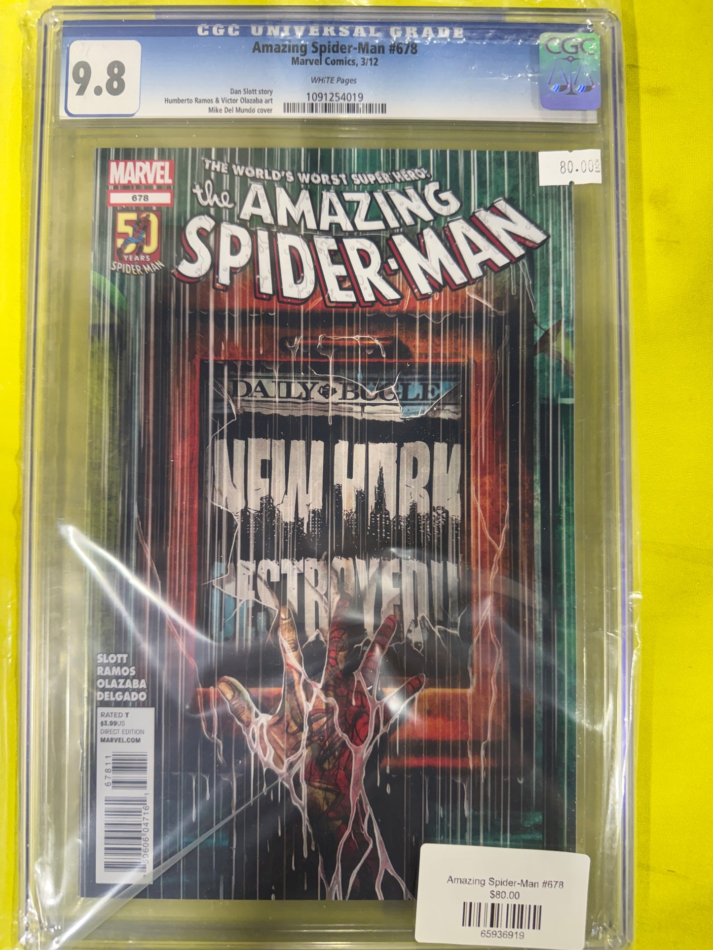 Amazing Spider-man #678 CGC 9.8