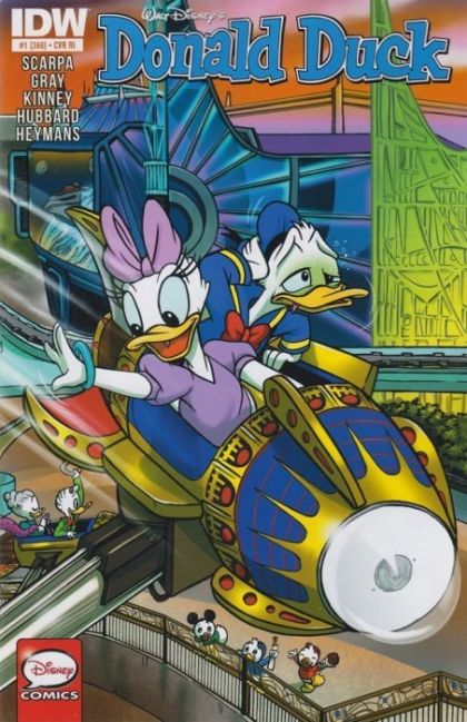 Donald Duck (IDW Publishing) #1/368D Incentive Amy Mebberson Disney Legacy Tomorrowland Variant Cover