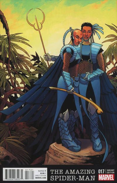 The Amazing Spider-Man, Vol. 4 #17B Afua Richardson Black Panther Variant