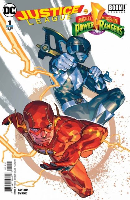 Justice League / Mighty Morphin Power Rangers #1E Yasmine Putri Flash Variant