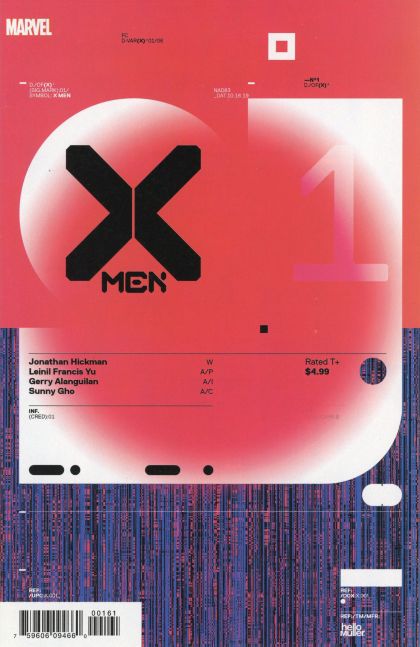 X-Men, Vol. 4 #1F Tom Muller Design Incentive Variant (1:10)